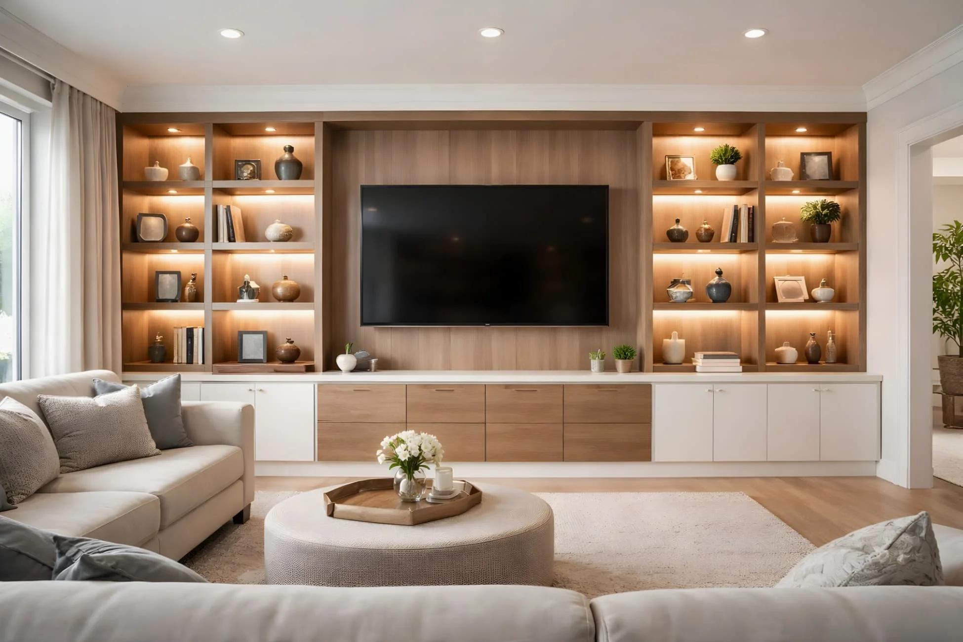 TV Walls & Interior Woodwork